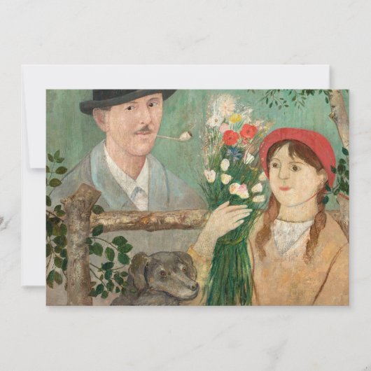 柵のそばの牧歌 | タデウシュ・マコフスキー (正面)