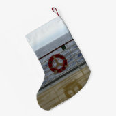 柵のカスタム スモールクリスマスストッキング (裏面 (吊り時))