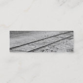 柵のサイドビジネスカード スキニー名刺 (裏面)