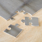 柵の向こうを見ている馬 ジグソーパズル (側面)