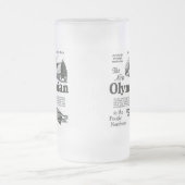 柵の女王-新しいオリンピック選手1929年 フロストグラスビールジョッキ (中央)