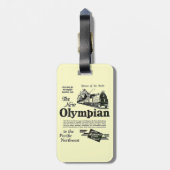 柵の女王-新しいオリンピック選手1929年 ラゲッジタグ (裏面縦)