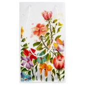 柵の後ろに足跡を付ける スモールペーパーバッグ (裏面)