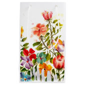 柵の後ろに足跡を付ける スモールペーパーバッグ (正面)