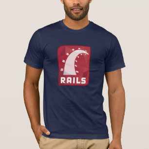 柵のTシャツ(海軍)のルビー Tシャツ