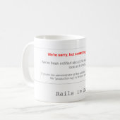 柵は量ることができません コーヒーマグカップ (正面左)