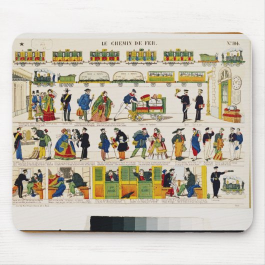柵旅行、c.1850 マウスパッド (正面)