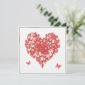 柿の実ローズバタフライハートアニバーサリー 招待状 (スタンド正面)