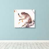 柿の実 キャンバスプリント (インサイチュ (ウッドフロア))