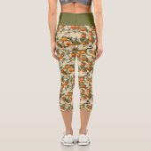 柿の柄 カプリレギンス (裏面)