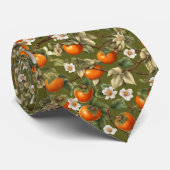 柿の柄 ネクタイ (ロール)