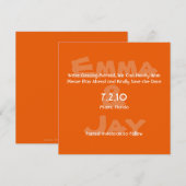 柿の色をそのままに Save the Date セーブザデート (正面/裏面)