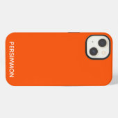 柿の赤い色名ケースメイトiPhoneケース iPhoneケース (裏面横)