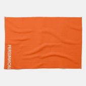 柿の赤の色名 キッチンタオル (横)