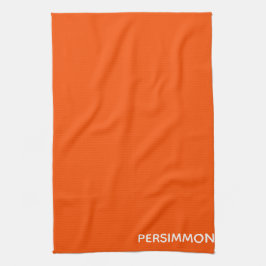 柿の赤の色名 キッチンタオル