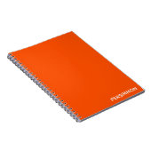 柿の赤の色名 ノートブック (右側)