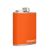 柿の赤の色名 フラスク (右)