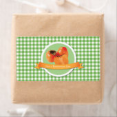 柿ジャム缶詰ラベル ラベル (インサイチュ)