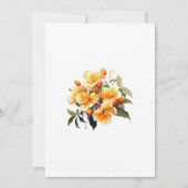 柿フローラブライダルシャワー 招待状 (裏面)