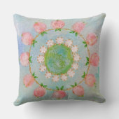 柿プリント クッション (裏面)