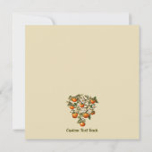 柿招待状 招待状 (裏面)