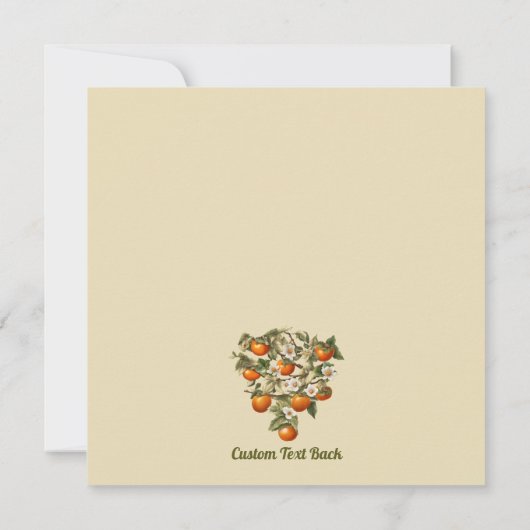 柿招待状 招待状 (裏面)