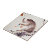 柿木の猿 タイル (側面)