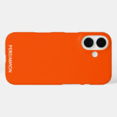 柿赤色名 Case-Mate iPhoneケース (裏面 (横))