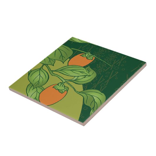 柿 タイル (側面)