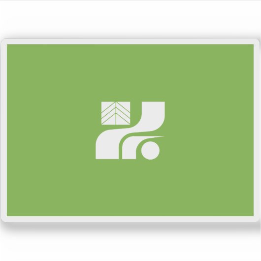 栃木県国旗 シール (正面)