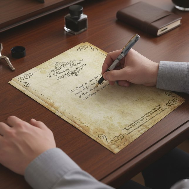 栄え華美たヴィンテージスタイル事業 レターヘッド (クリエイターアップロード済み)