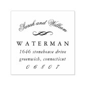 栄エレガントえる |差出人住所 セルフインキングスタンプ (デザイン)