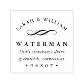 栄エレガントえる |差出人住所 セルフインキングスタンプ (デザイン)