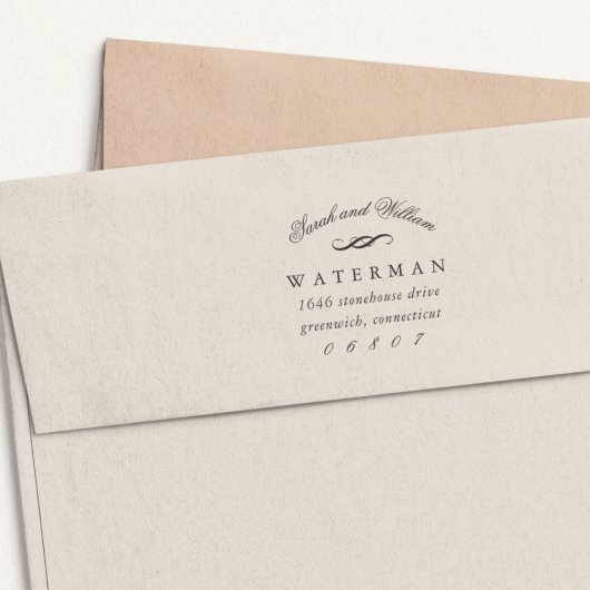 栄エレガントえる |差出人住所 セルフインキングスタンプ