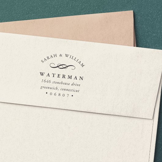 栄エレガントえる |差出人住所 セルフインキングスタンプ