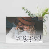 栄モダンえる |フォト婚約 案内状 (スタンド正面)