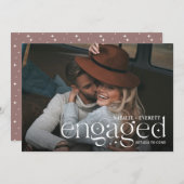 栄モダンえる |フォト婚約 案内状 (正面/裏面)