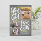 栄光と平和のシャルボード | クリスマスフォトカード シーズンカード (スタンド正面)