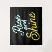 栄光と輝くネオンのサイン タペストリー (正面)