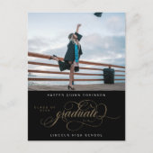 栄光に満ちたエレガンス写真卒業発表 ポストカード (正面)