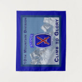 栄光に登る第10山師団 タペストリー (正面)