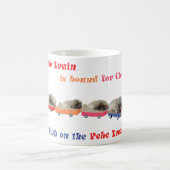 栄光に縛られる コーヒーマグカップ (中央)