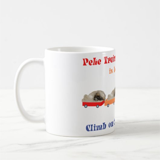 栄光に縛られる コーヒーマグカップ (左)