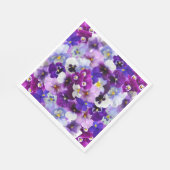 栄光のパンジー スタンダードランチョンナプキン (角)