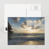 栄光のビーチ朝 ポストカード (正面/裏面)
