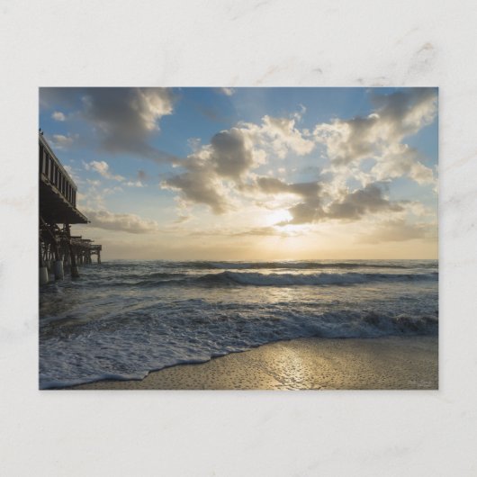 栄光のビーチ朝 ポストカード (正面)