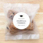 栄光のピークの卒業式のシールまたは封筒用シール ラウンドシール