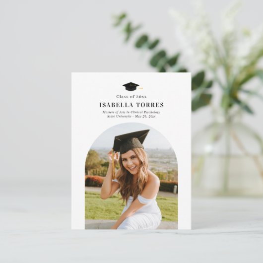 栄光のピーク卒業発表はがき ポストカード (スタンド正面)