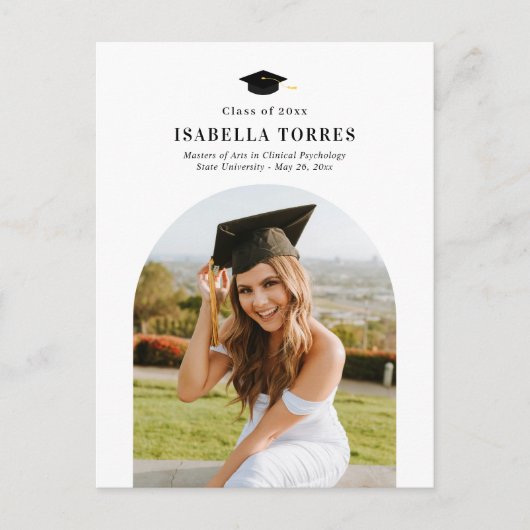 栄光のピーク卒業発表はがき ポストカード (正面)