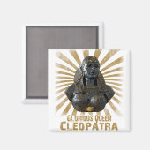 栄光のファラオ女王クレオパトラ古代エジプト マグネット (正面/裏面)